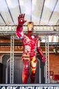 Big model of Ironman character in marvel show in Asiatique, Iron Man is a fictional superhero