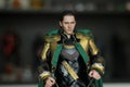 Close up shot of LOKI in AVENGERS Villian figure