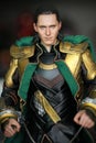 Close up shot of LOKI in AVENGERS Villian figure