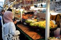 Bangkok, Thailand:March5,2023- Crowded of tourists walk and buy the delicious food in the street food fair