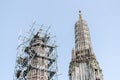 BANGKOK, THAILAND - MARCH 14 2015: The restoration repairs a tem