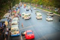 Bangkok, Thailand - March 8, 2017: Traffic on the Phahon Yothin