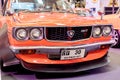 BANGKOK, THAILAND, - MARCH 11 2018: A vintage car Mazda RX-3: 1971-1977 was shown in a classic motor show at Seacon Square Shopp