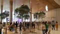 BANGKOK, THAILAND - MAY 6, 2019: Apple Store Iconsiam branch, the first official Apple store in Thailand has been opening for