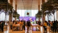 BANGKOK, THAILAND - MAY 6, 2019: Apple Store Iconsiam branch, the first official Apple store in Thailand has been opening for