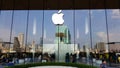 BANGKOK, THAILAND - MAY 6, 2019: Apple Store Iconsiam branch, the first official Apple store in Thailand has been opening for