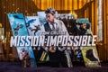 A beautiful standee of a movie called Mission: Impossible â Dead Reckoning Part One Display at the cinema to promote the movie