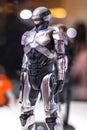 Bangkok, Thailand - May 6, 2017 : Character of Robocop or Alex Murphy realistic model in robot movie on display at Central World,