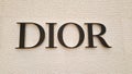 BANGKOK, THAILAND - MAY 4, 2019: Dior logo in front of official store that located on Iconsiam shopping mall in Bangkok, Thailand