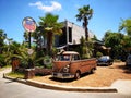 Bangkok, Thailand; 1 May 2019: folktales cafe & bistro Cafe design vintage with a volkswagen old car at Bang waek Road, Bangkok