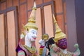 BANGKOK, THAILAND Ã¢â¬â 28 MAY 2019 : Joe Louis traditional Thai puppet dolls showed at Sanam Laung, Grand Palace, Bangkok