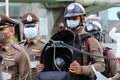 Metropolitan police talk to protesters