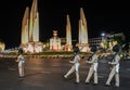 military parade during coronation celebrations of His Majesty the King Royalty Free Stock Photo