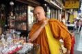 Bangkok, Thailand: Monk on Phra Prachan