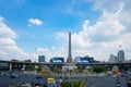 Bangkok,Thailand, 07 Nov 2018 : Anusawari Chai Samoraphum,Victory Monument is an Obelisk monument in Thailand. The monument was e Royalty Free Stock Photo