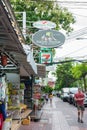 Backpacking district of Khao San Road is the traveler hub of South East Asia with bars and restaurants as well as budget hostels.