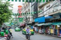 Backpacking district of Khao San Road is the traveler hub of South East Asia with bars and restaurants as well as budget hostels.