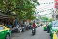 Backpacking district of Khao San Road is the traveler hub of South East Asia with bars and restaurants as well as budget hostels.