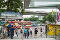 Chatuchak Park station is an important interchange station of northern Bangkok,passengers can seen getting around Bangkok by MRT