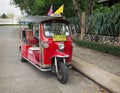 Tuktuk is popular among tourists and inhabitants of cities.Thail