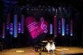 BANGKOK, THAILAND - NOVEMBER 10: Unidentified kids perform during the first round of YAMAHA THAILAND MUSIC FESTIVAL 2014 contest