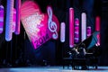 BANGKOK, THAILAND - NOVEMBER 10: Unidentified kids perform during the first round of YAMAHA THAILAND MUSIC FESTIVAL 2014 contest