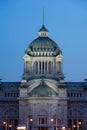 Bangkok, Thailand - November 28, 2015: The Ananta Samakhom Throne Hall, a large impressive building in Dusit district in Bangkok