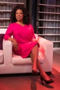 Oprah Winfrey wax figure display