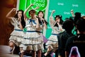 BANGKOK, THAILAND - NOVEMBER 21, 2018: Press conference event by Grab to annouce BNK 48 band to become Brand Ambassador