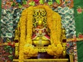 Revered Buddha image at a Bangkok Chinese Community Clan Festival