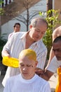 BANGKOK, THAILAND - NOVEMBER 26, 2011. series of the ordination