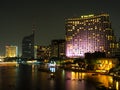 BANGKOK, THAILAND - OCT 18, 2015: Shangri La Hotel Bangkok. The Shangri La is a popular luxury hotel in Bangkok along the Chao Royalty Free Stock Photo