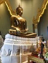 Bangkok,Thailand October 21,2018 The Golden Buddha, officially titled Phra Phuttha Maha Suwana Patimakon, is a gold statue, with a Royalty Free Stock Photo