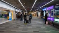 Passengers are going to the gate in Donmueang international airport