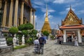 Tourists from various countries visit the Grand Palace