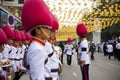 Bangkok, Thailand - October 25, 2013 : Thai guardsman band march