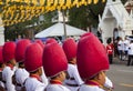 Bangkok, Thailand - October 25, 2013 : Thai guardsman band march