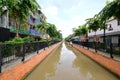 Renovated canal and Chakkrawat area