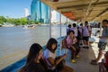 Bangkok, Thailand : passenger in boat