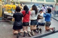 Bangkok, Thailand: People Praying at Erawan Shrine