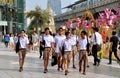 Bangkok, Thailand: School Boys at Siam Paragon