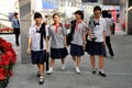 Bangkok, Thailand: School Girls in Uniforms