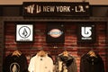 Bangkok Thailand-Sep2018: NYLA New York brand volcom , dickies , burton shirts shop at department store