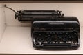 Bangkok Thailand-Sep2018: Remington Typewriter black color showing