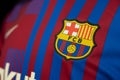 Barcelona FC Logo on Home Jersey