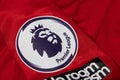 EPL English Premier League Patch on Red Jersey