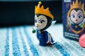 Bangkok, Thailand - September 22, 2021 : Figurine of The Evil Queen from Miniso blind box collection, Disney Series Queen Mother