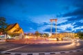 The Giant Swing Sao Chingchareligious structure in Bangkok Royalty Free Stock Photo