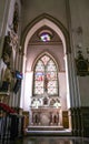 BANGKOK, THAILAND Ã¢â¬â 25 SEPTEMBER 2019: Inside of Holy Rosary Church, Samphanthawong, Bangkok, Thailand