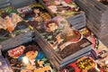 Kimetsu no Yaiba or Demon Slayer, Japanese manga series, books were displayed in a book store.